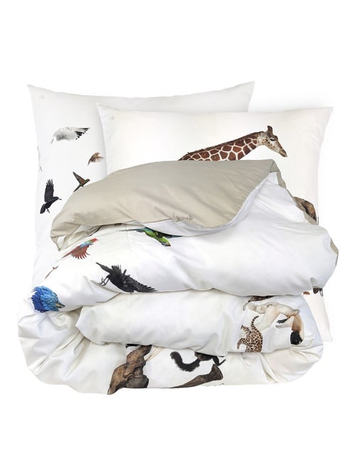 Parure de lit percale de coton NOÉ - Kiabi Parure de lit percale de coton NOÉ - Kiabi
