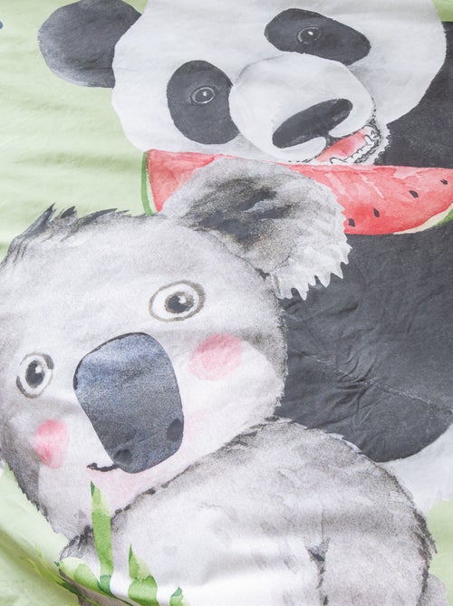 Parure de lit percale de coton PANDA - Kiabi Parure de lit percale de coton PANDA - Kiabi