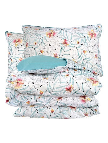 Parure de lit percale de coton ROXANE Taie 50x70 cm