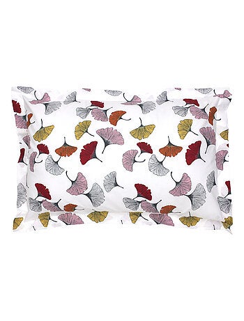 Parure de lit percale GINKGO Taie 50x70 cm
