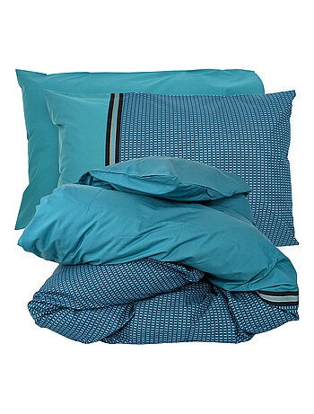 Parure de lit percale GUSTAV Taie 50x70 cm