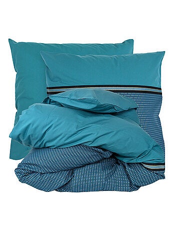 Parure de lit percale GUSTAV Taie 65x65 cm