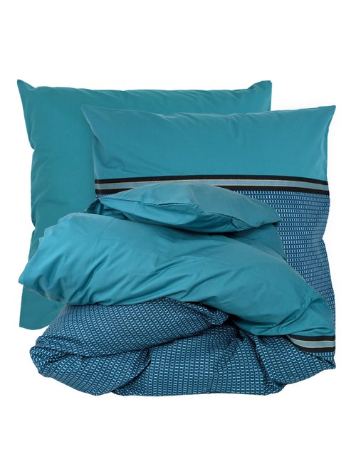 Parure de lit percale GUSTAV Taie 65x65 cm - Kiabi
