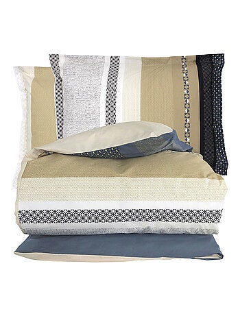 Parure de lit percale MARLOW Taie 50x70 cm