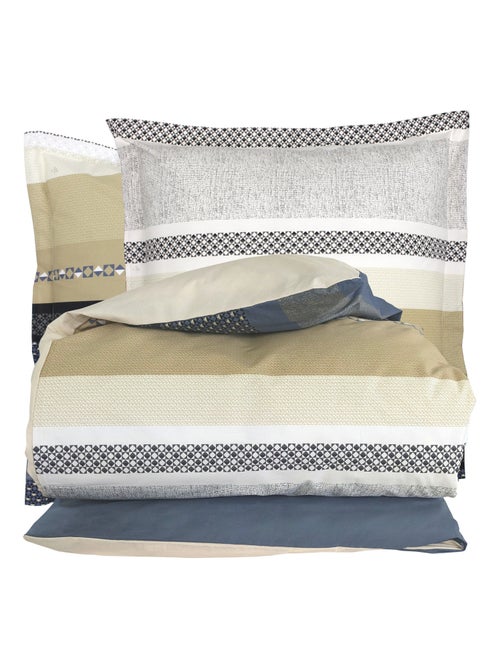 Parure de lit percale MARLOW Taie 65x65 cm - Kiabi Parure de lit percale MARLOW Taie 65x65 cm - Kiabi