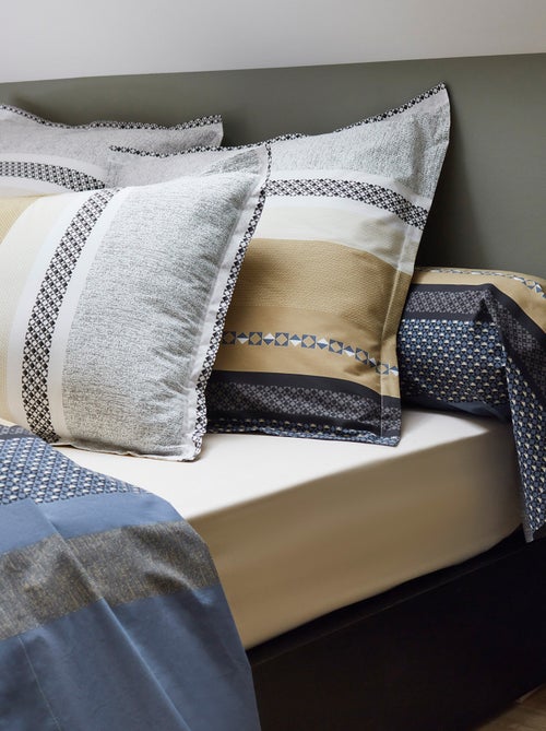 Parure de lit percale MARLOW Taie 65x65 cm - Kiabi Parure de lit percale MARLOW Taie 65x65 cm - Kiabi