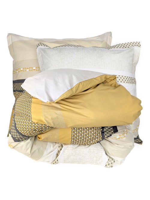 Parure de lit percale MARLOW Taie 65x65 cm - Kiabi