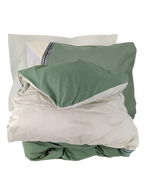 Parure de lit percale NOA Taie 50x70 cm - Kiabi