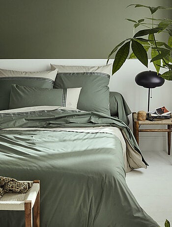 Parure de lit percale NOA Taie 65x65 cm