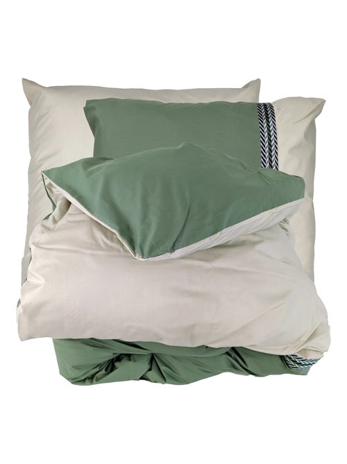 Parure de lit percale NOA Taie 65x65 cm - Kiabi Parure de lit percale NOA Taie 65x65 cm - Kiabi