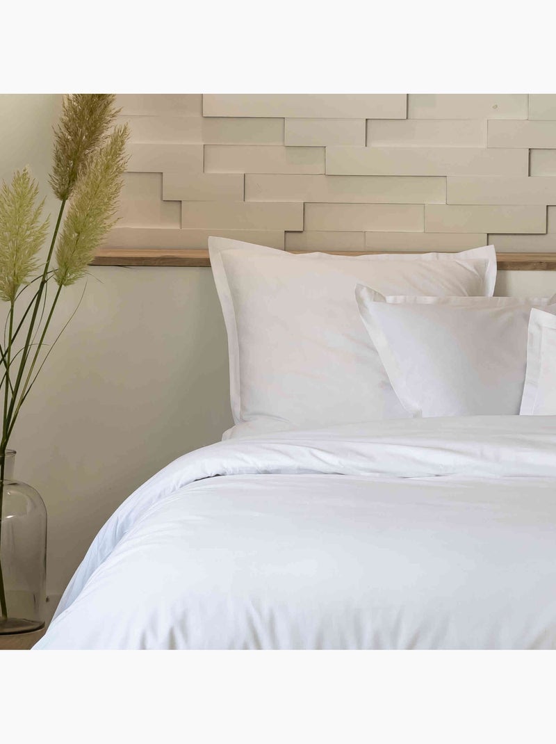 Parure de lit percale unie Bleu marine - Kiabi