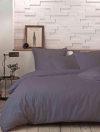 Parure de lit percale unie