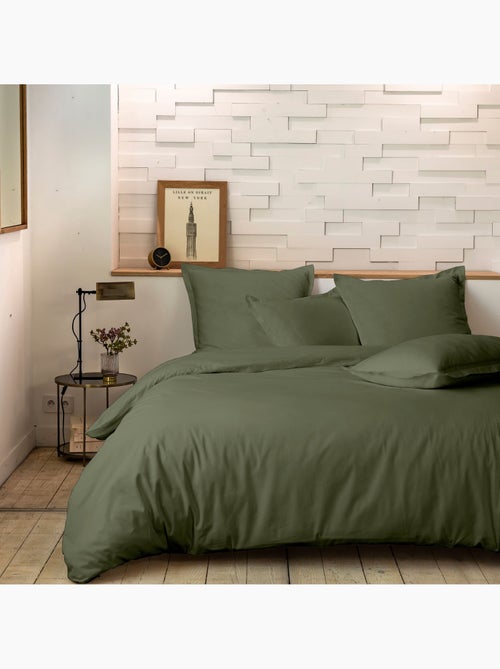 Parure de lit percale unie - Kiabi Parure de lit percale unie - Kiabi
