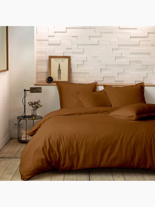 Parure de lit percale unie - Kiabi