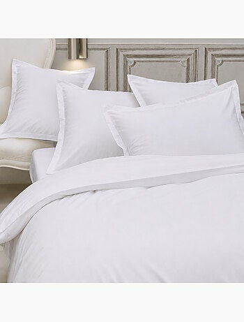 Parure de lit percale unie PRIMO Taie 50x70 cm