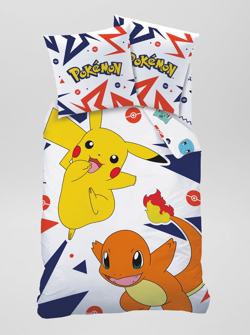 Parure de lit 'Pokémon' - 1 personne Multicolor - Kiabi