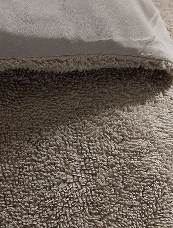 Parure de lit polaire teddy BIEN AU CHAUD