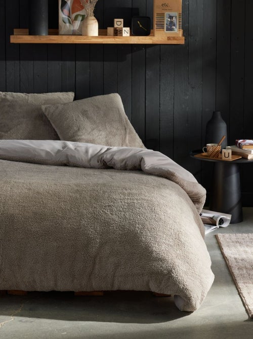 Parure de lit polaire teddy BIEN AU CHAUD - Kiabi