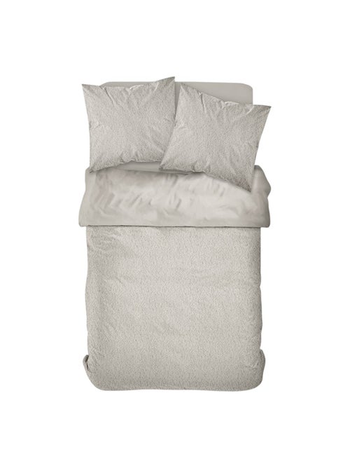 Parure de lit polaire teddy BIEN AU CHAUD - Kiabi Parure de lit polaire teddy BIEN AU CHAUD - Kiabi