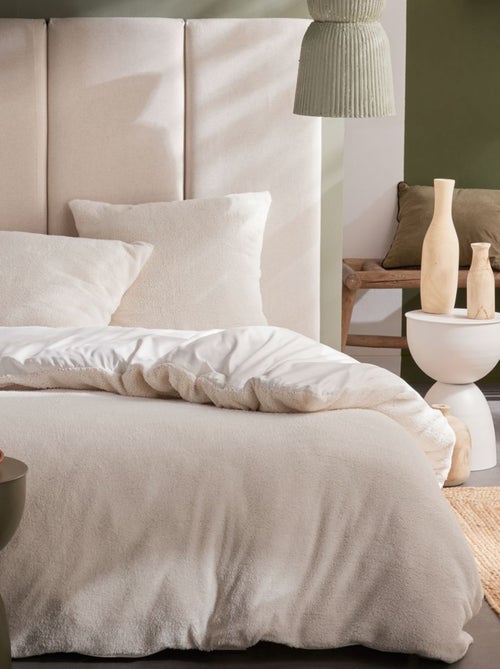 Parure de lit polaire teddy BIEN AU CHAUD - Kiabi