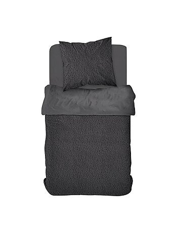 Parure de lit polaire teddy BIEN AU CHAUD