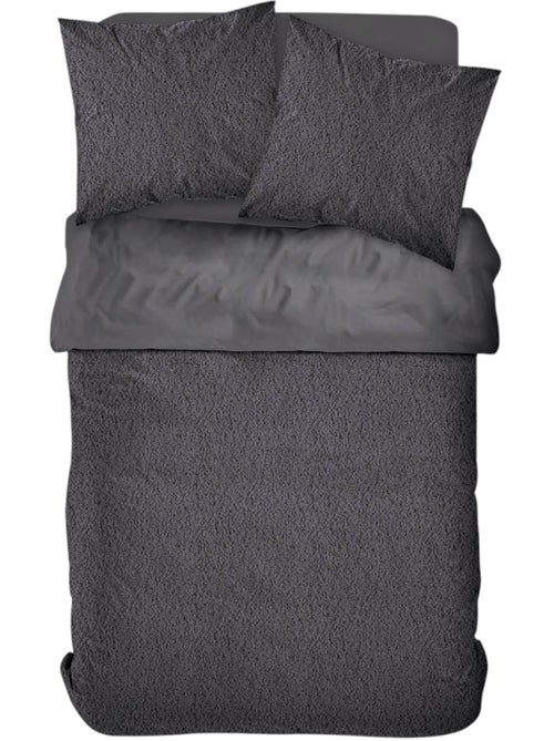 Parure de lit polaire teddy BIEN AU CHAUD - Kiabi Parure de lit polaire teddy BIEN AU CHAUD - Kiabi
