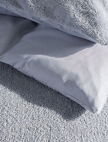 Parure de lit polaire teddy BIEN AU CHAUD