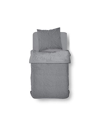 Parure de lit polaire teddy BIEN AU CHAUD