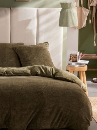 Parure de lit polaire teddy BIEN AU CHAUD