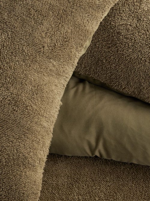 Parure de lit polaire teddy BIEN AU CHAUD - Kiabi