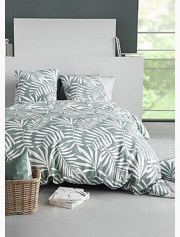 Parure de lit polycoton 2 pers feuillage - AFIBEL