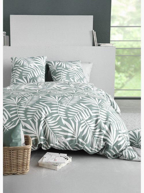 Parure de lit polycoton 2 pers feuillage - AFIBEL - Kiabi Parure de lit polycoton 2 pers feuillage - AFIBEL - Kiabi