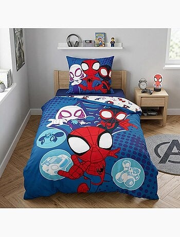 Parure de lit polycoton aymax spiderman
