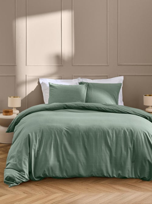 Parure de lit Polycoton Linella Ivoire Douceur d'Intérieur - Kiabi