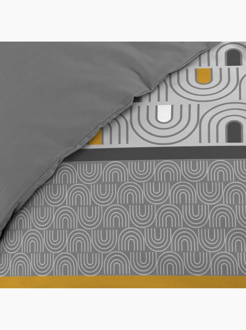 Parure de lit pop et chic Gris clair - Kiabi