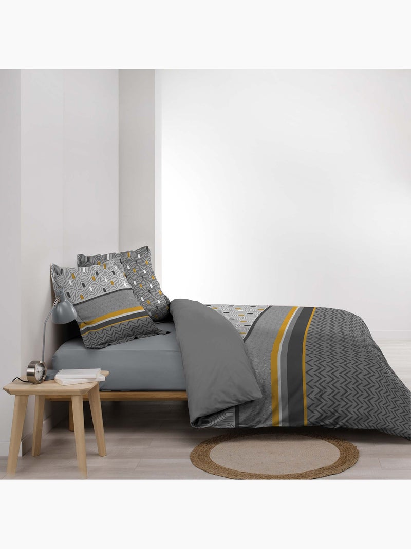 Parure de lit pop et chic Gris clair - Kiabi