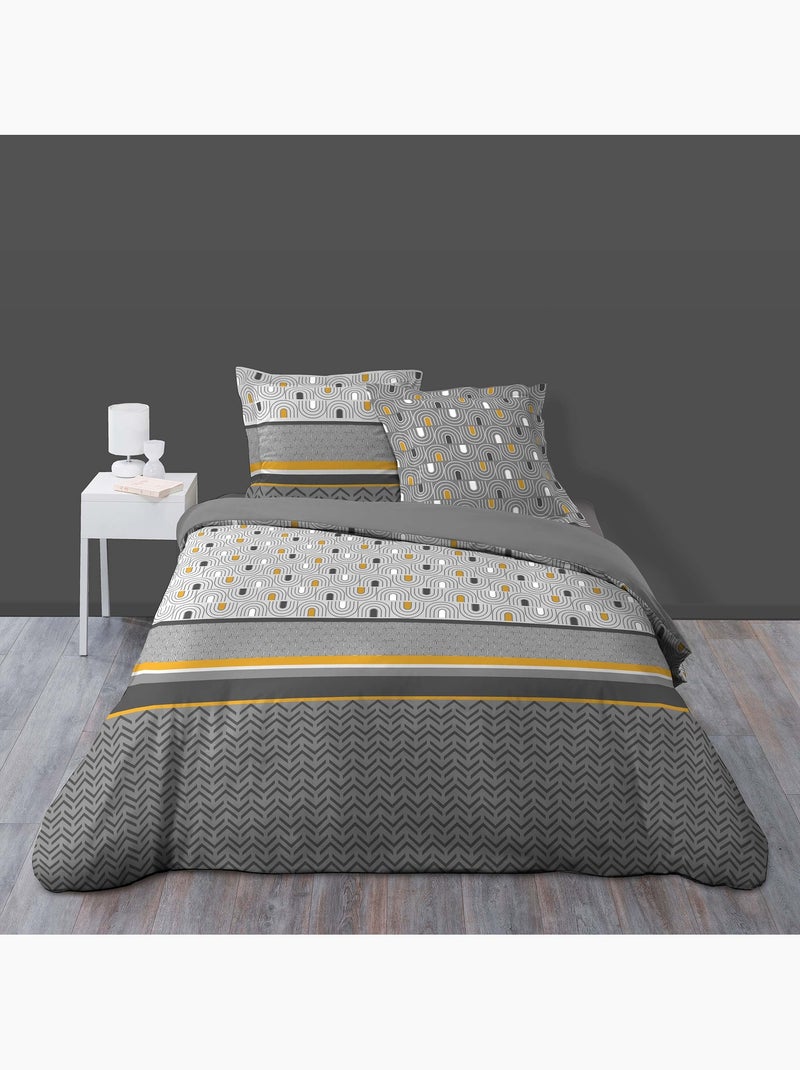 Parure de lit pop et chic Gris clair - Kiabi