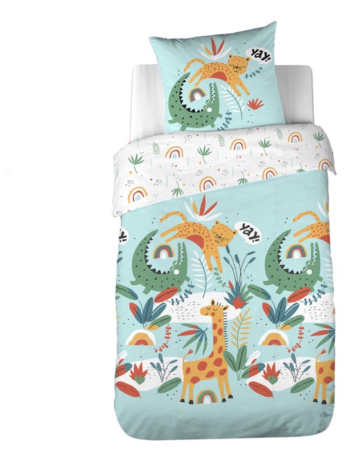 Parure de lit POUMBA coton BCI adouci - Kiabi