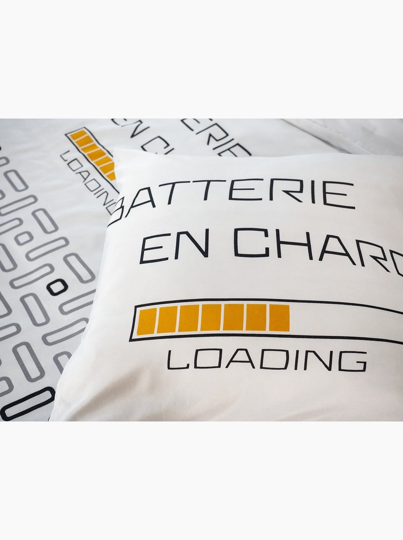 Parure de lit Power Mode Réversible Blanc - Kiabi