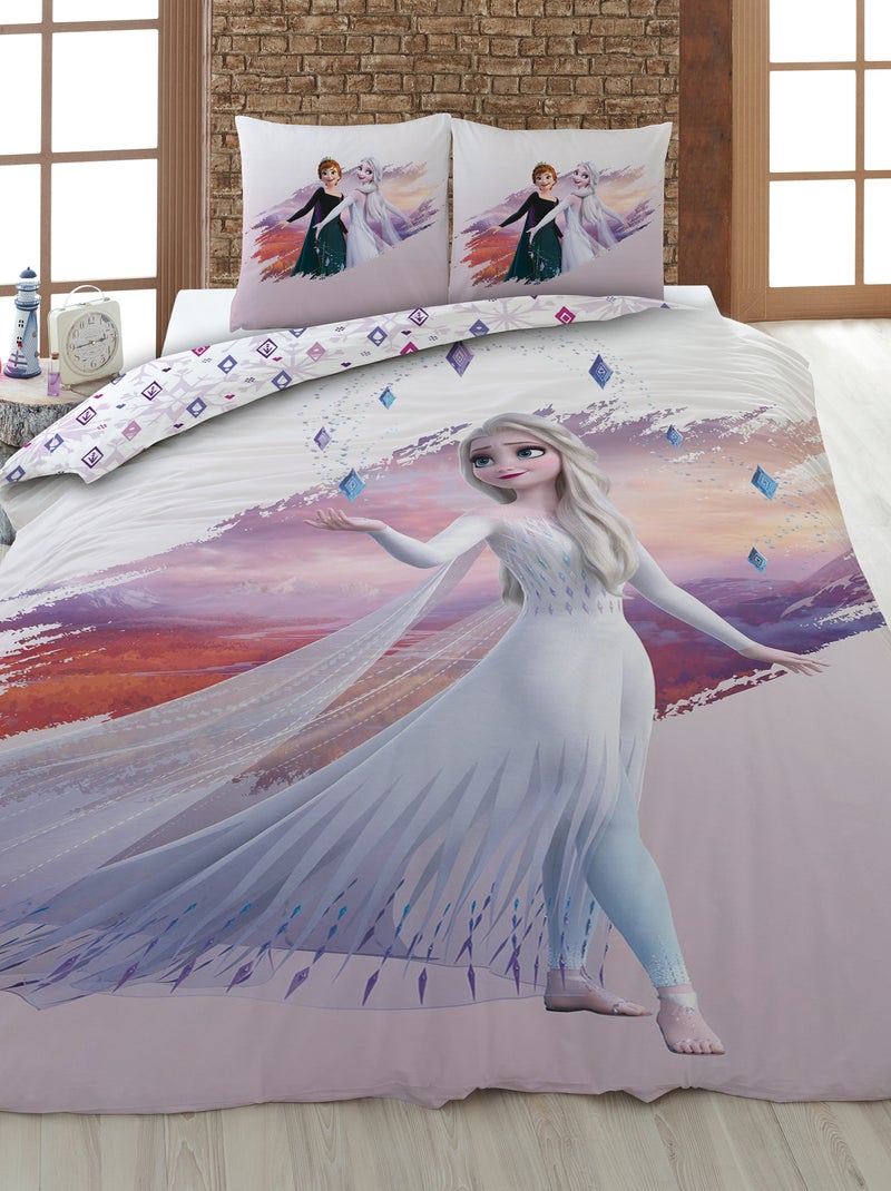 Parure de lit 'Reine des Neiges' - 1 personne Multicolore - Kiabi