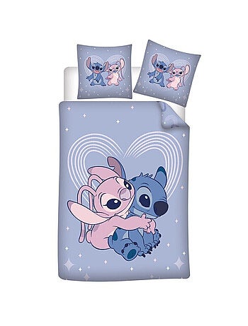Parure de lit réversible - Stitch et Angel - 240x220 cm