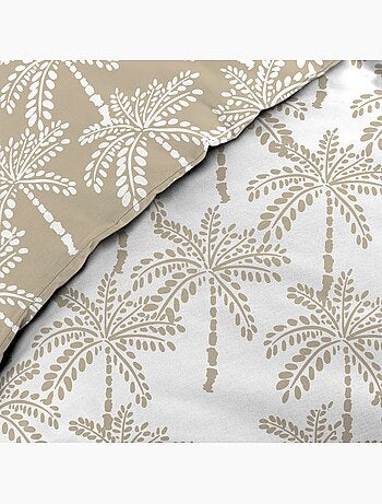 Parure de lit réversible 100% coton