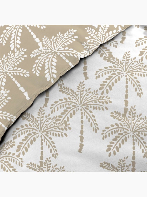Parure de lit réversible 100% coton - Kiabi