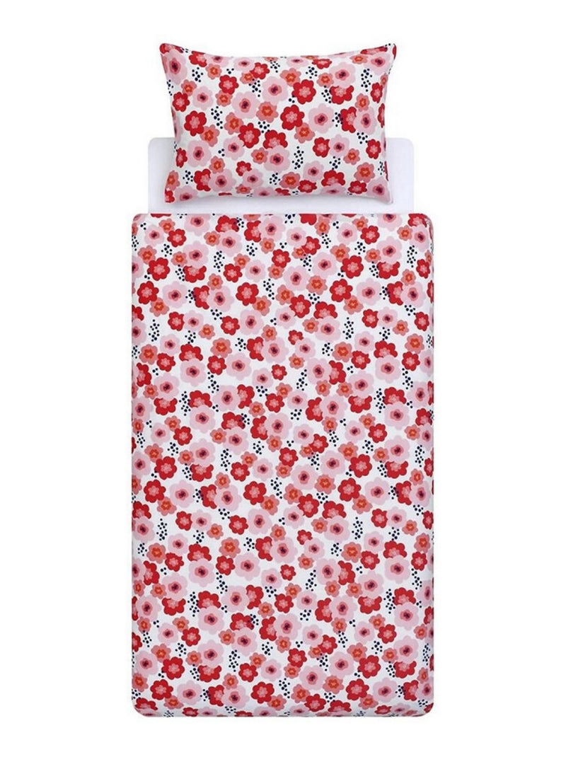 Parure de lit réversible Alice au Pays des Merveilles -135 x 200 cm Multicolore - Kiabi