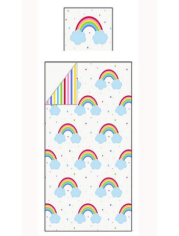 Parure de lit Reversible Arc en Ciel 120*150