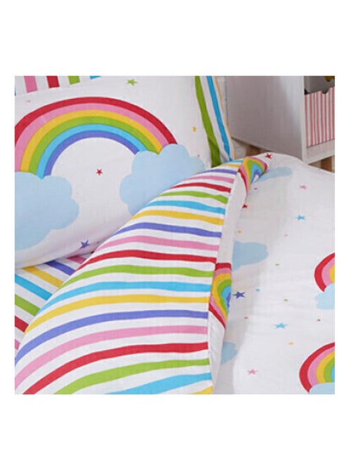 Parure de lit Reversible Arc en Ciel 120*150 - Kiabi
