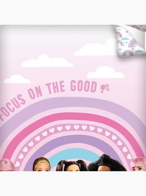 Parure de lit réversible Barbie - 140 cm x 200 cm - Kiabi