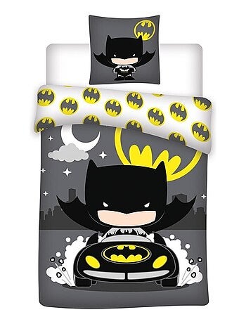 Parure de lit réversible Batman - 140 cm x 200 cm