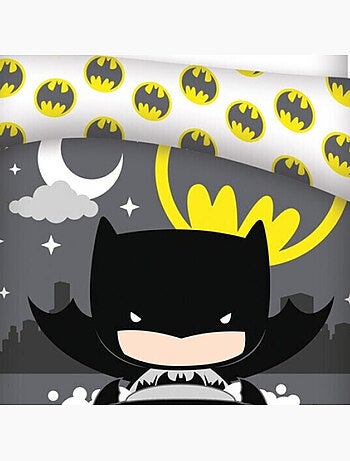 Parure de lit réversible Batman - 140 cm x 200 cm