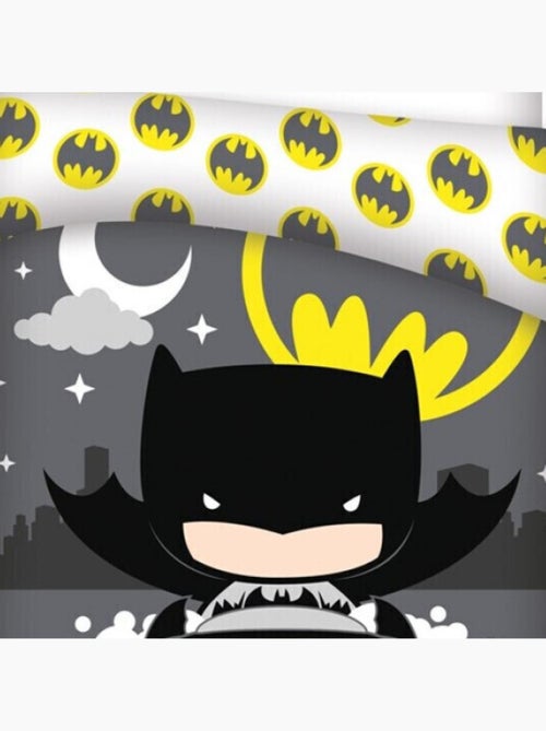 Parure de lit réversible Batman - 140 cm x 200 cm - Kiabi